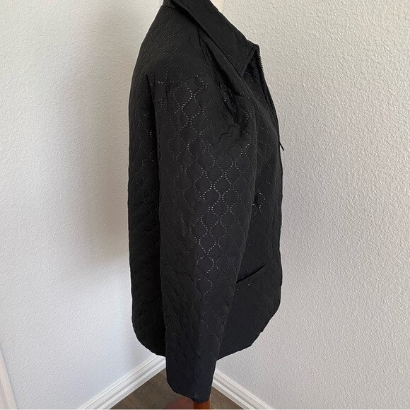 FRENCH DRESSING FDJ Bronze Metallic Brown Jacket Full Zip Pockets SZ SP - Picture 7 of 12